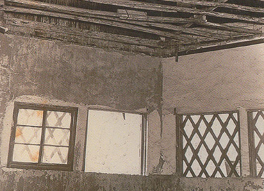 Prayer room damaged by the atomic bomb